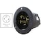 Ac Works Flanged Locking Inlet, 30 A, 125/250V AC, Screw Terminals, Black ASINL1430P - alternate 5
